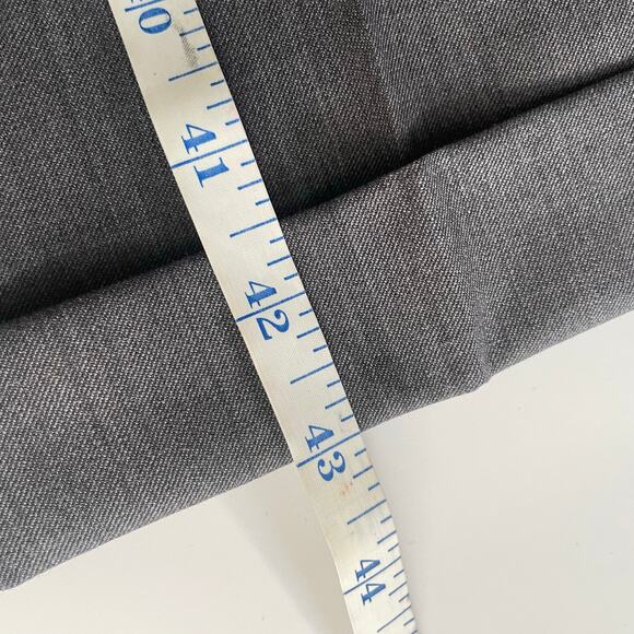 Chaps Mens Dress Pants 100% Wool Mens Gray Slacks Waist 36 - Picture 7 of 7